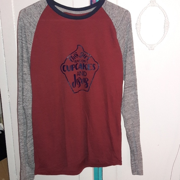 Old Navy Tops - Cupcakes and Jesus Top M